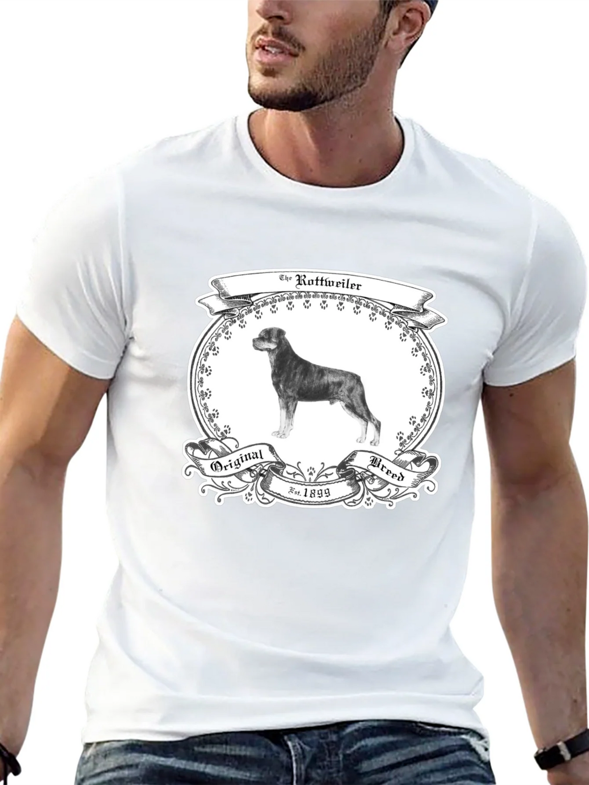 Rottweiler Breed T-Shirt - Original Design product image 6