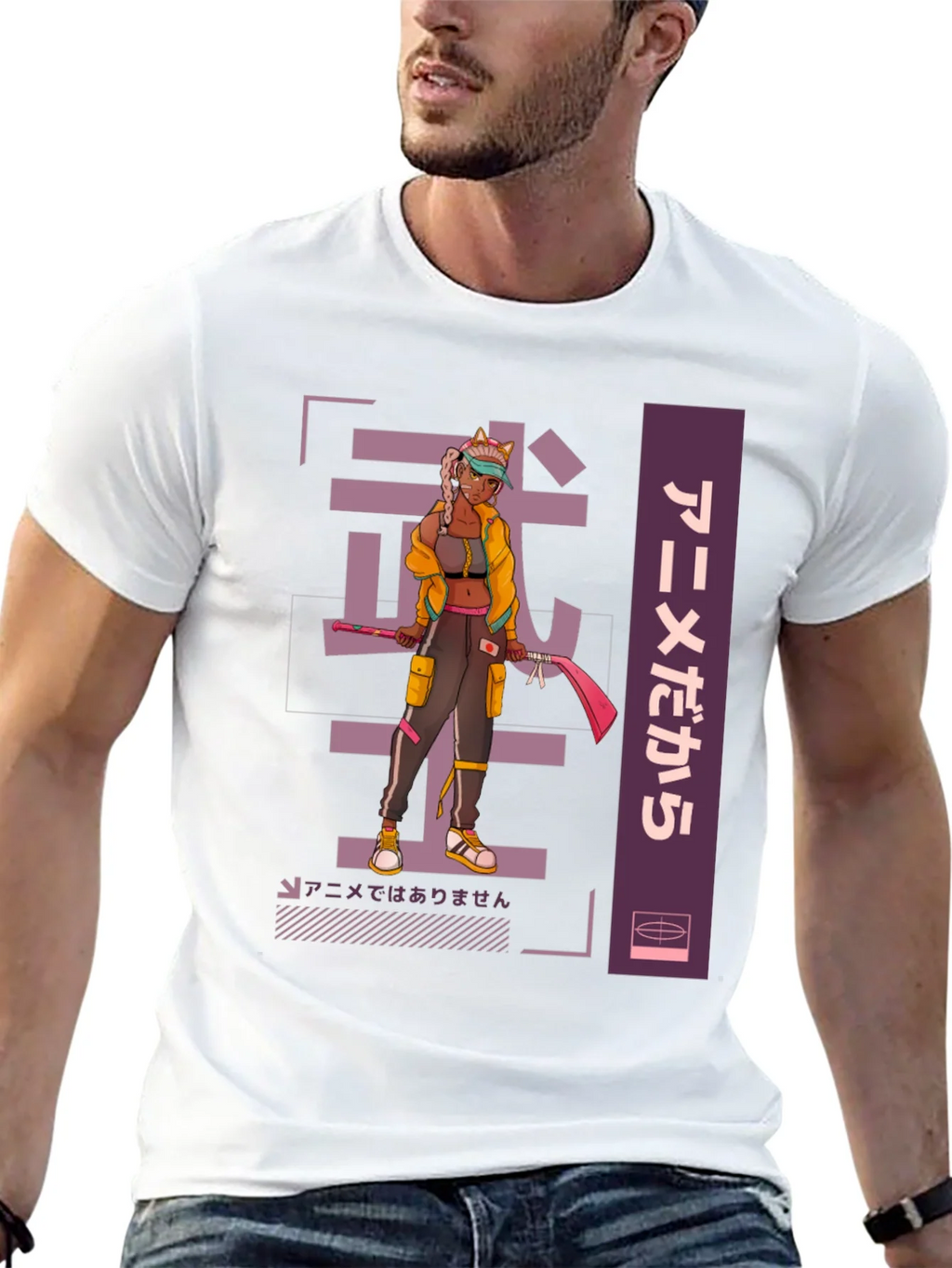 Anime Warrior Graphic Tee - Cool Streetwear Style product image 12