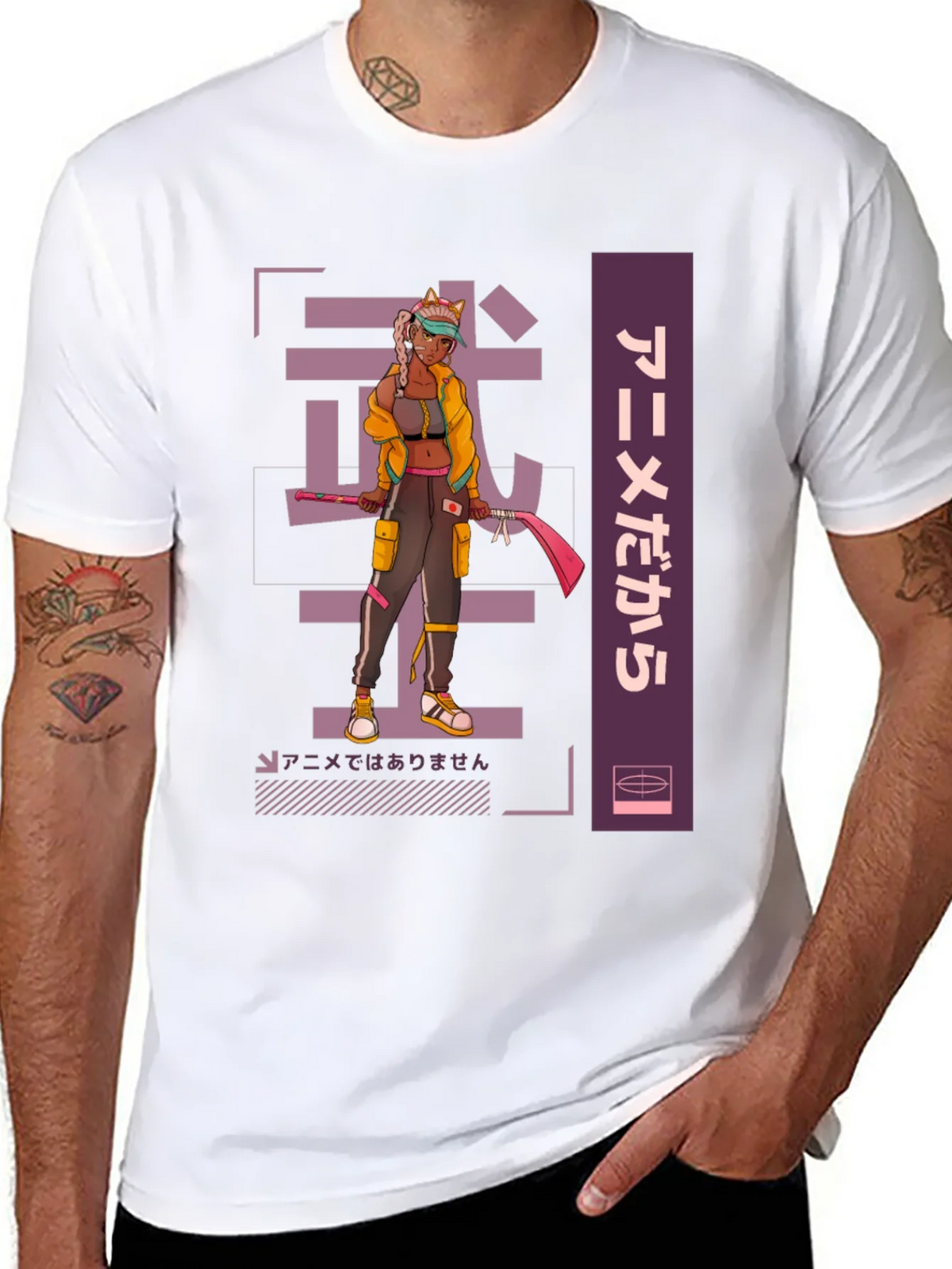 Anime Warrior Graphic Tee - Cool Streetwear Style product image 7