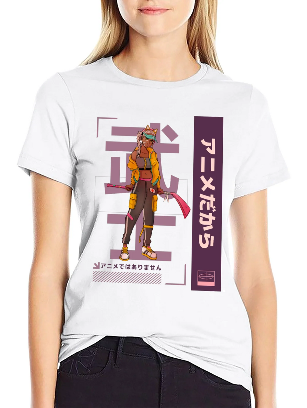 Anime Warrior Graphic Tee - Cool Streetwear Style product image 8