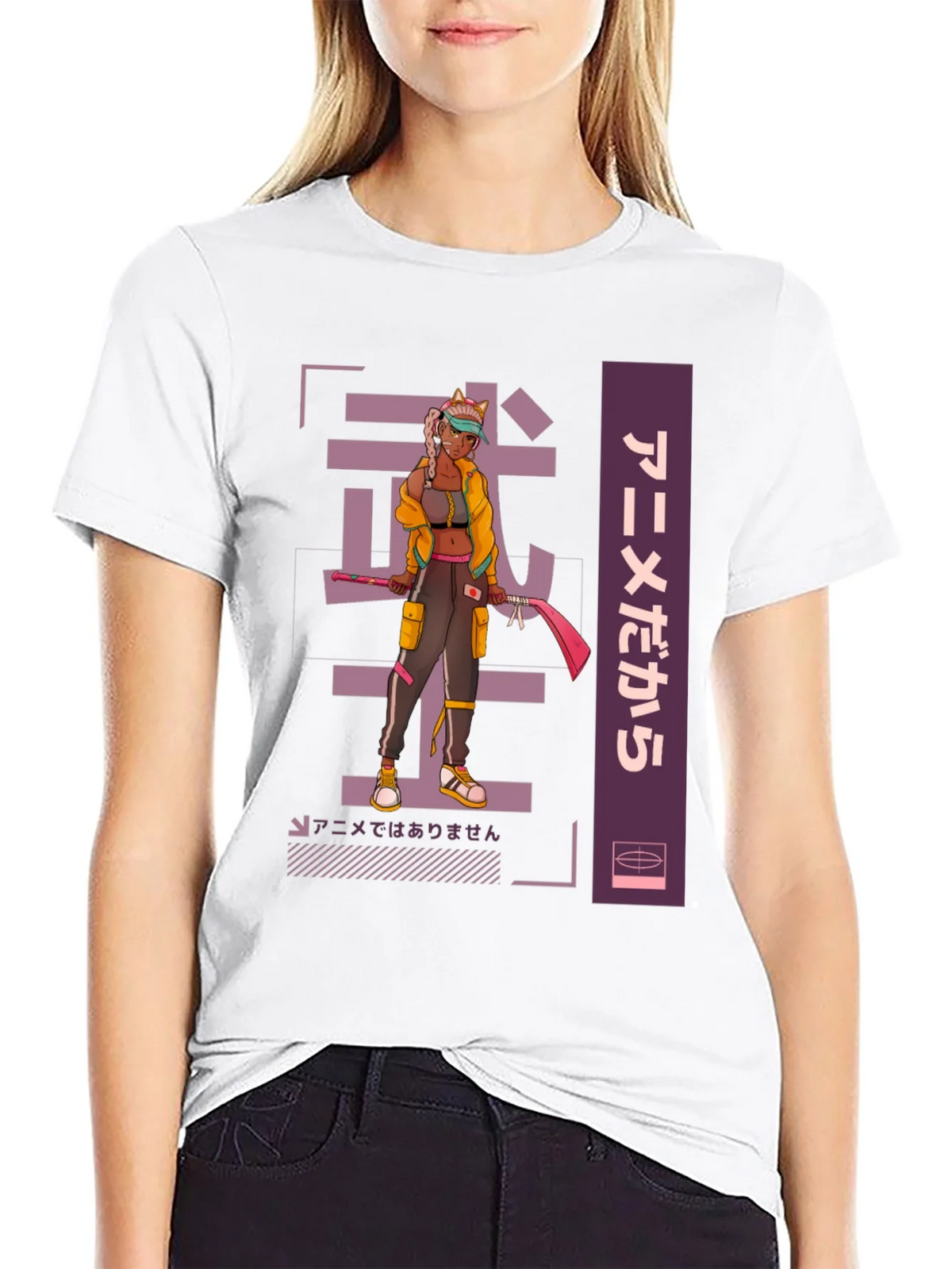 Anime Warrior Graphic Tee - Cool Streetwear Style product image 8