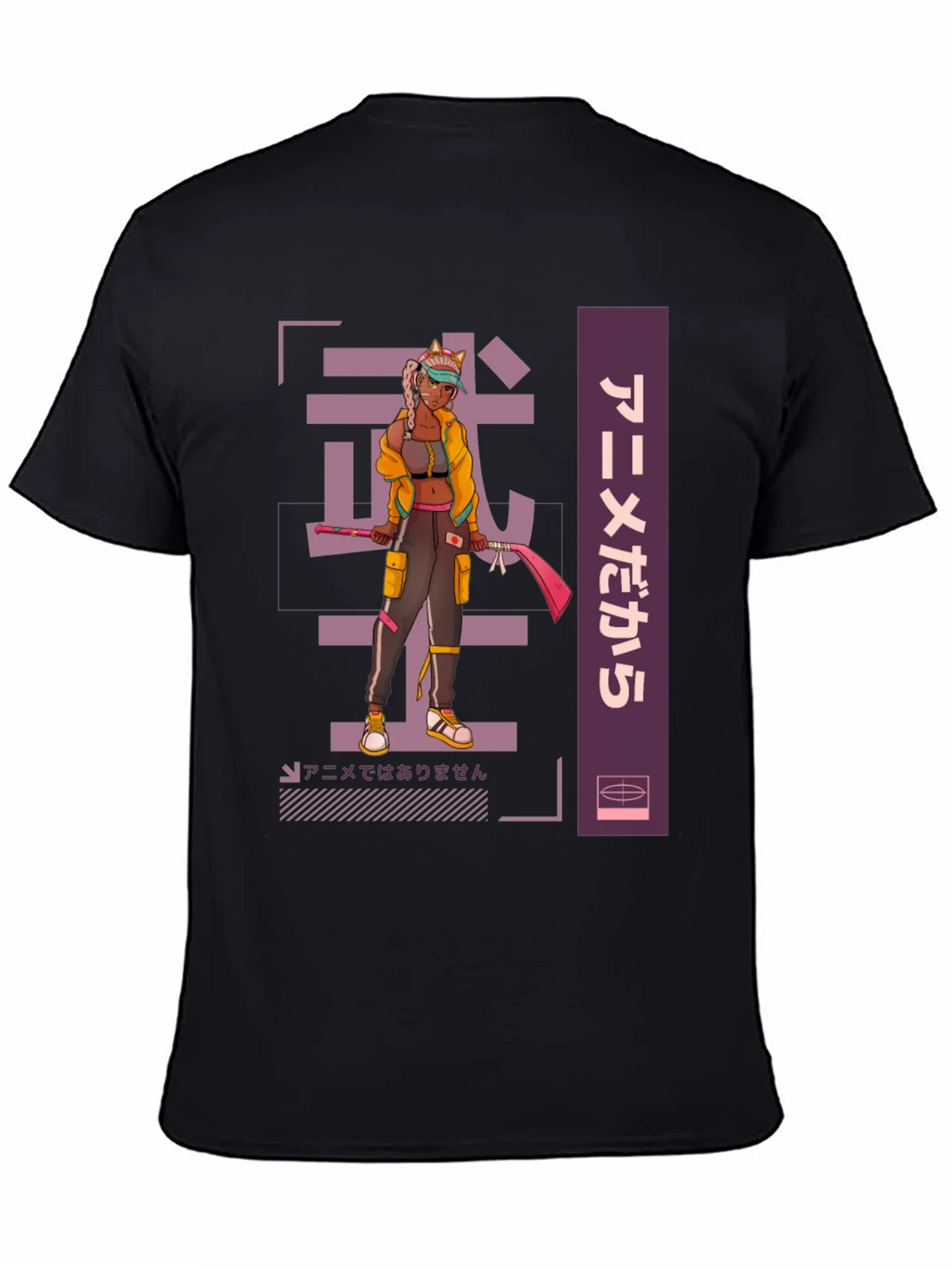 Anime Warrior Graphic Tee - Cool Streetwear Style product image 4