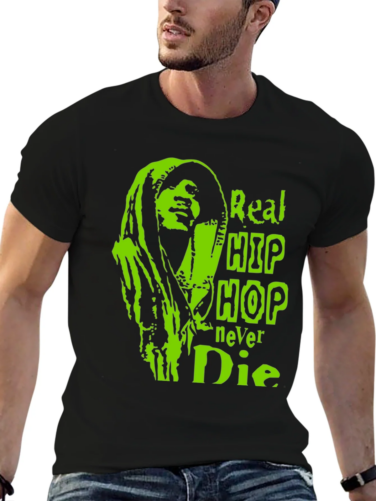 Real Hip Hop Never Die Graphic T-Shirt product image 5