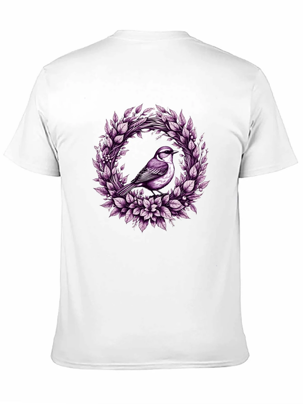 Bird & Floral Wreath Graphic Tee product image 10