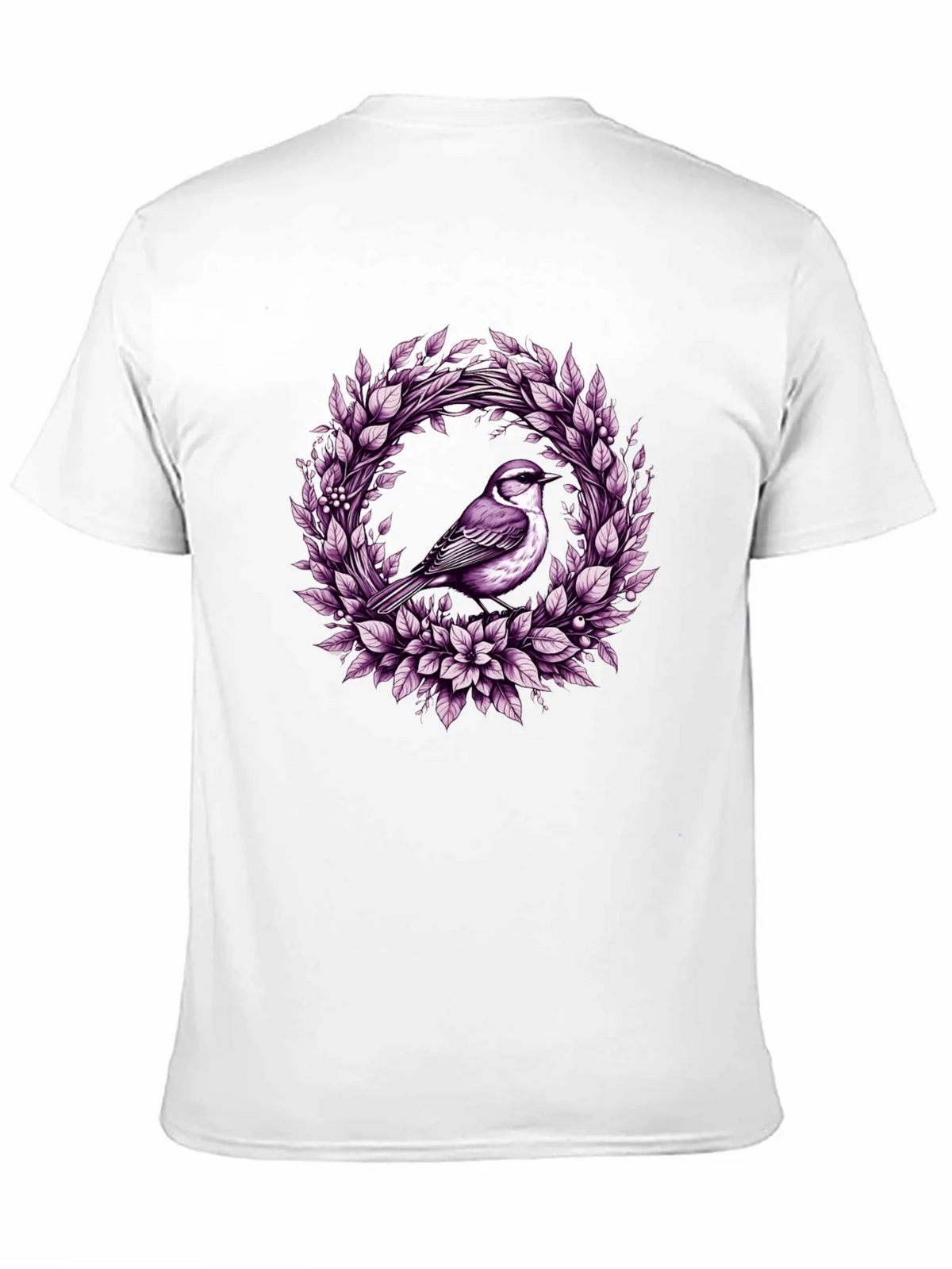 Bird & Floral Wreath Graphic Tee product image 10
