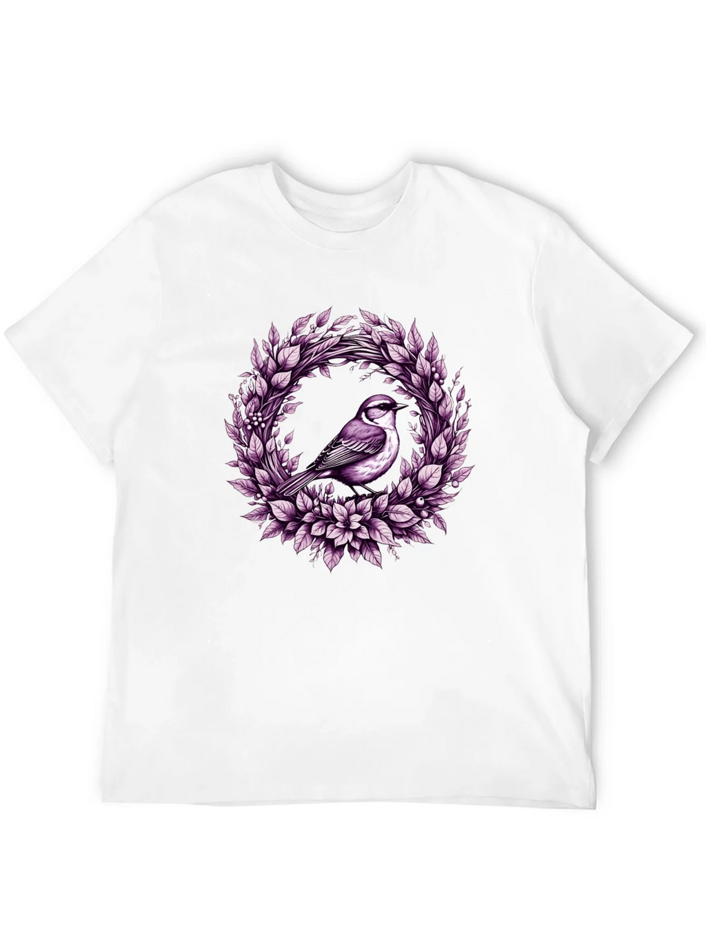 Bird & Floral Wreath Graphic Tee product image 11