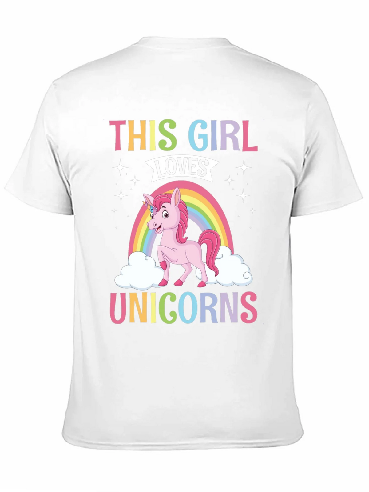 This Girl Loves Unicorns T-Shirt product image 10