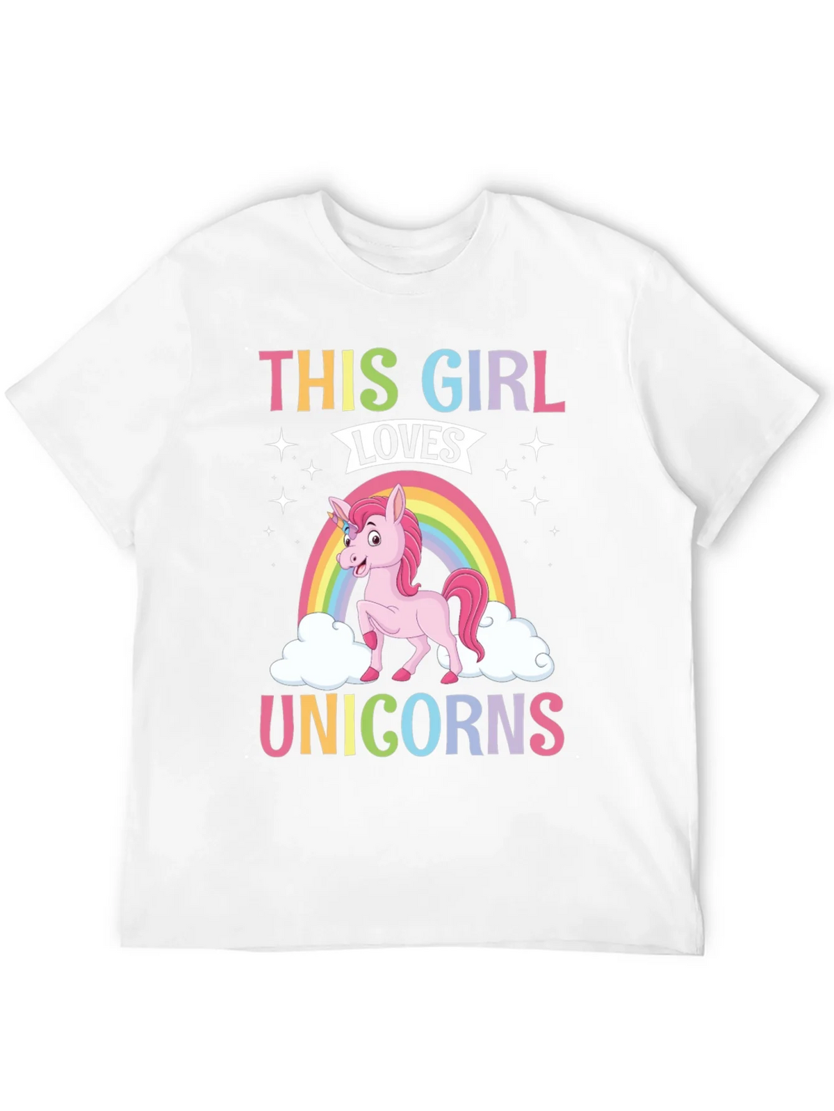 This Girl Loves Unicorns T-Shirt product image 11