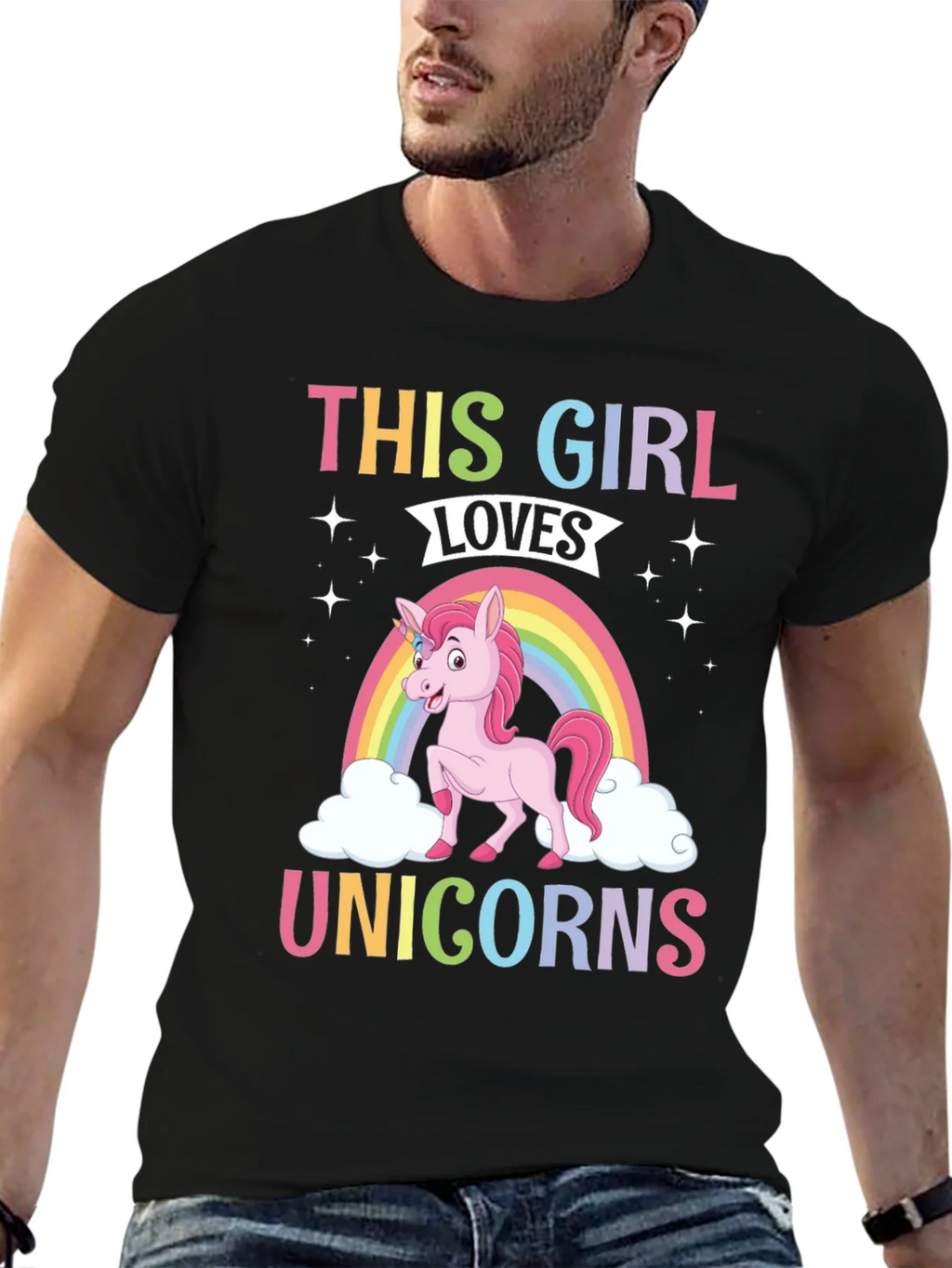 This Girl Loves Unicorns T-Shirt product image 6