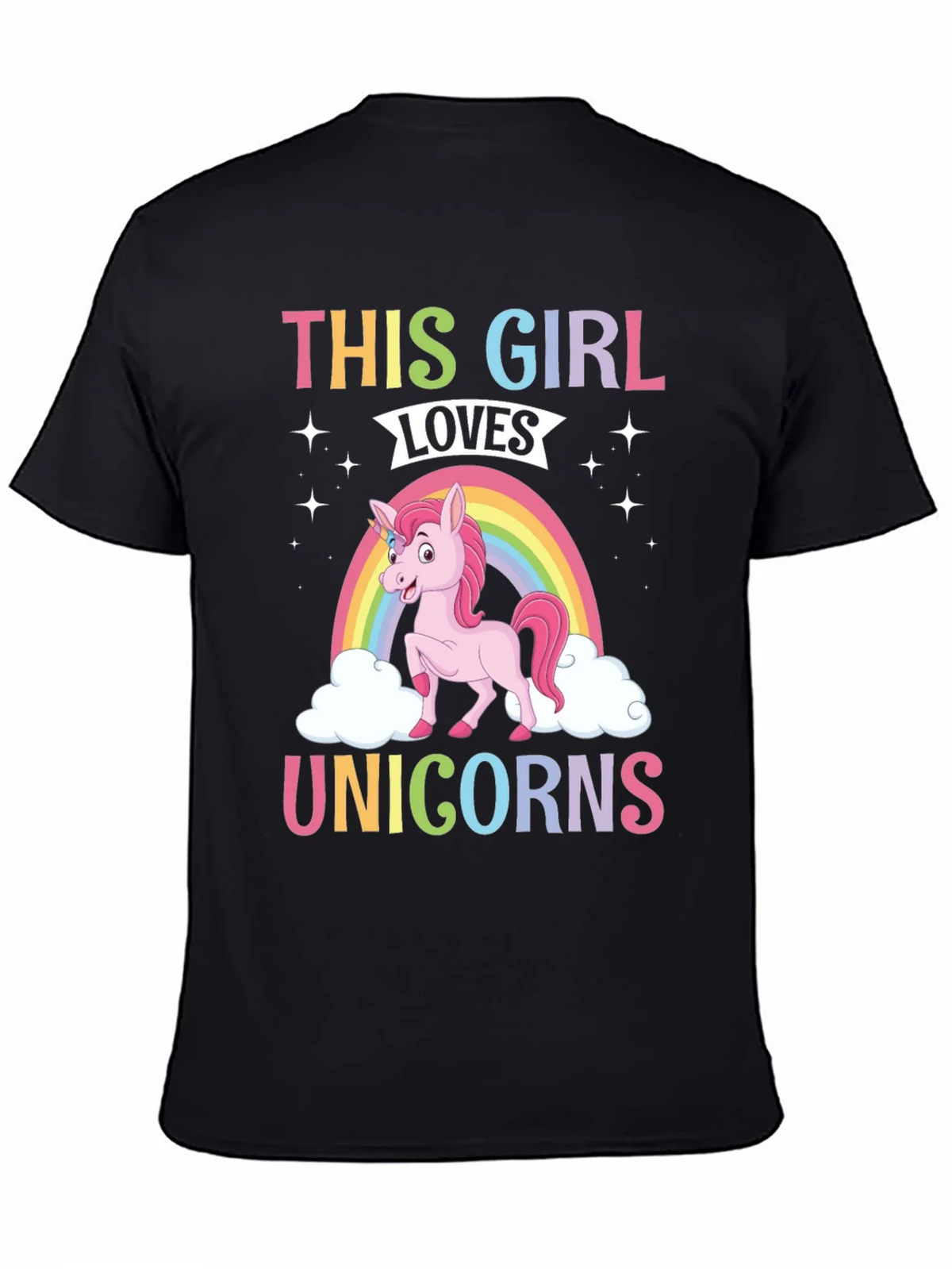 This Girl Loves Unicorns T-Shirt product image 4
