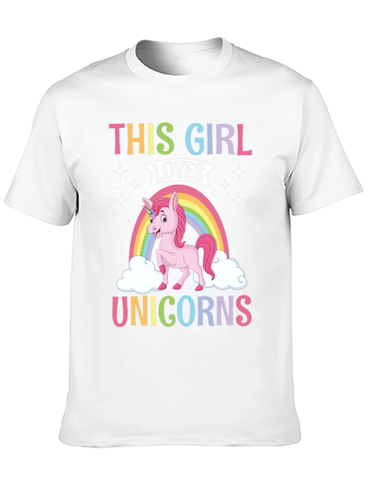 This Girl Loves Unicorns T-Shirt product image 9