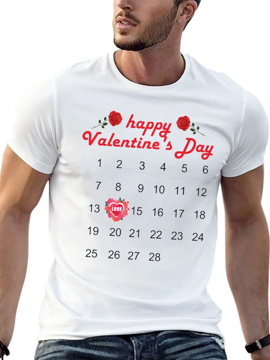 Valentines Day Calendar T-Shirt product image 12