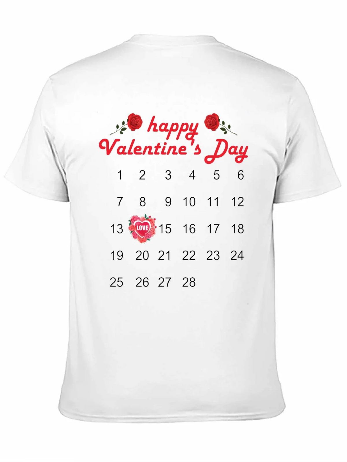 Valentines Day Calendar T-Shirt product image 10