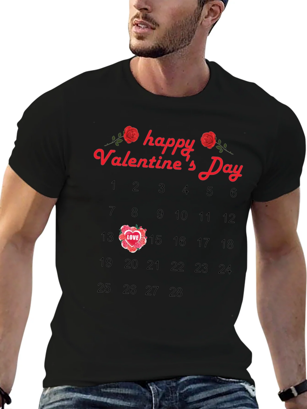Valentines Day Calendar T-Shirt product image 6