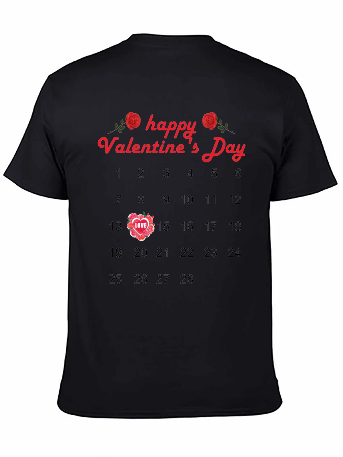 Valentines Day Calendar T-Shirt product image 4