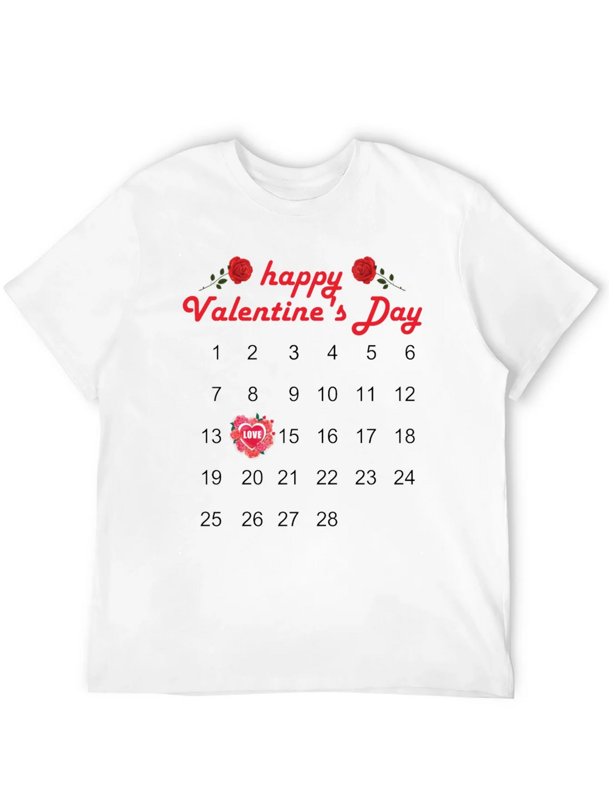 Valentines Day Calendar T-Shirt product image 11