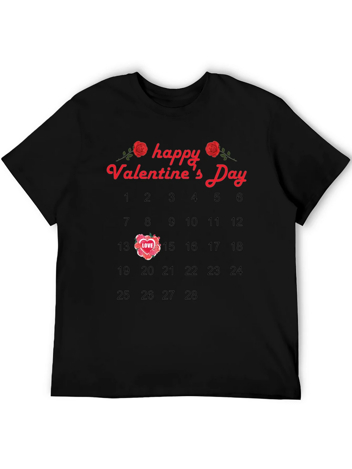 Valentines Day Calendar T-Shirt product image 5