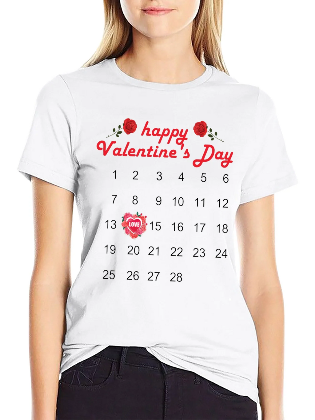 Valentines Day Calendar T-Shirt product image 8