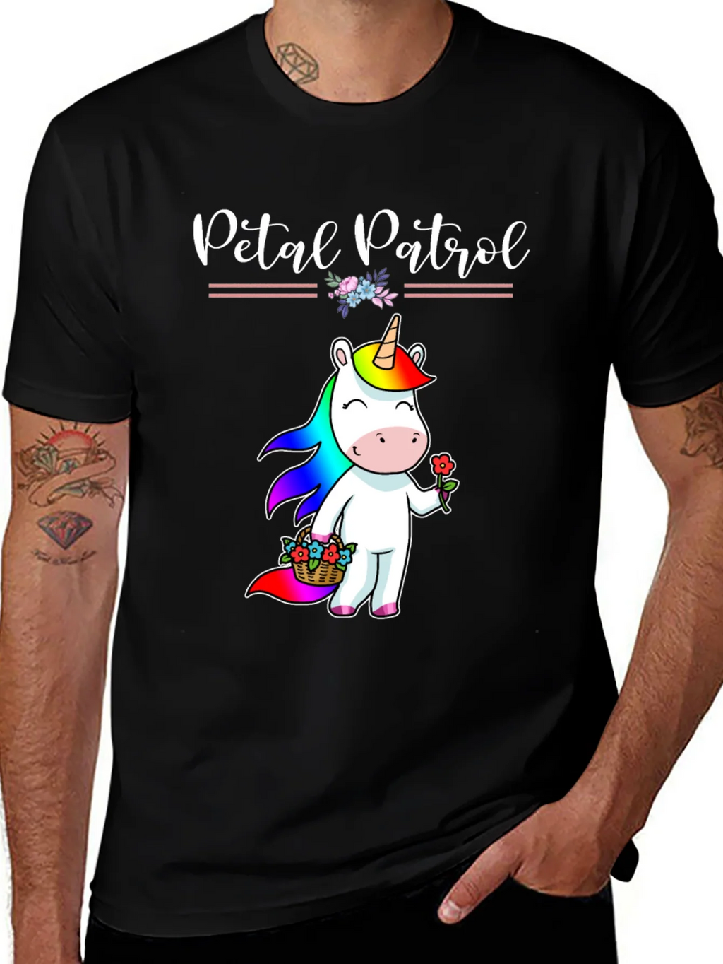 Petal Patrol Unicorn Graphic Tee product image 1