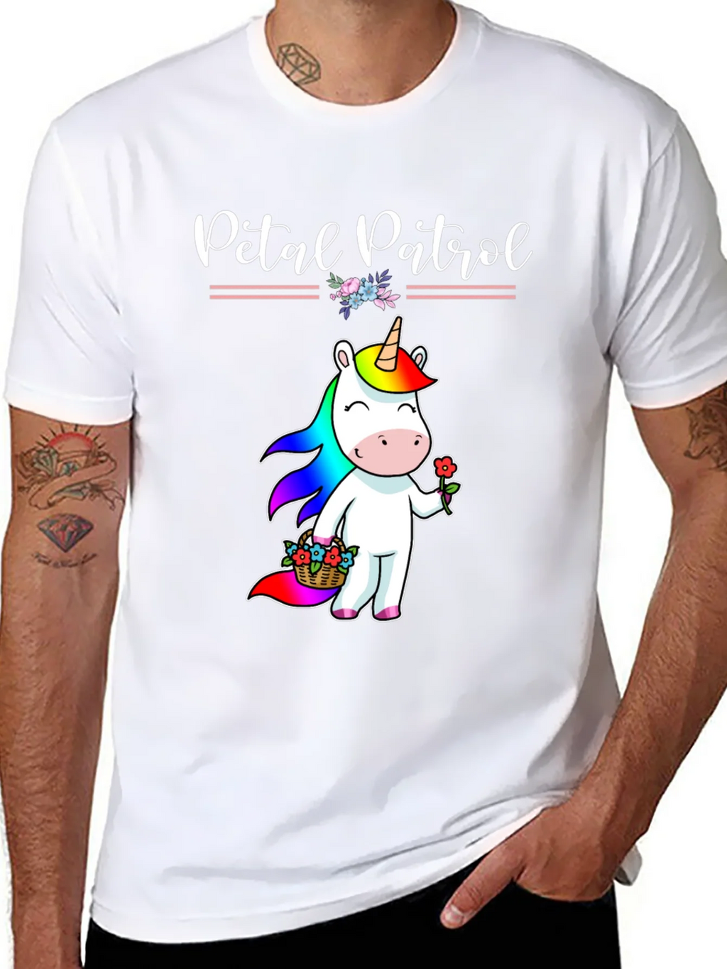 Petal Patrol Unicorn Graphic Tee product image 4