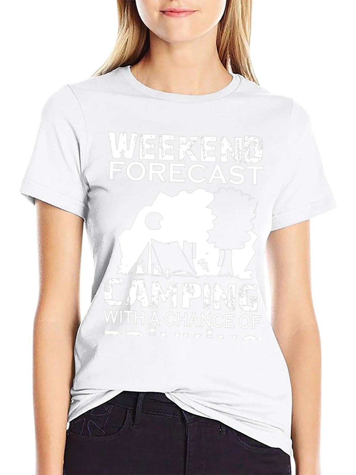 Weekend Forecast Camping Graphic Tee product image 8