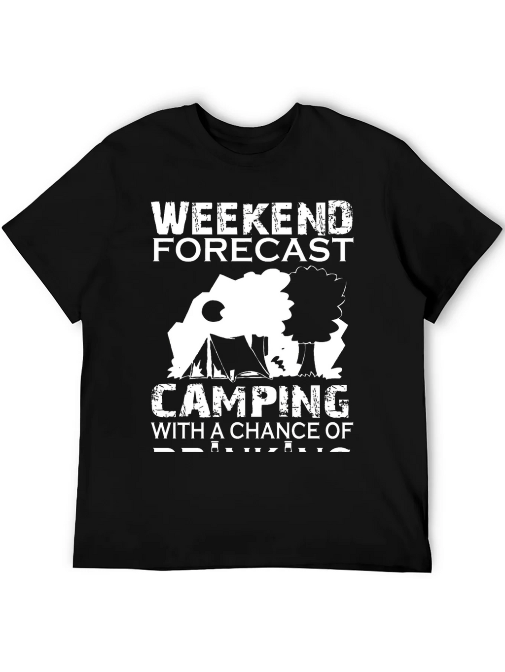 Weekend Forecast Camping Graphic Tee product image 5