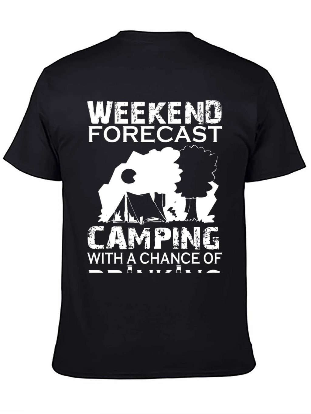 Weekend Forecast Camping Graphic Tee product image 4