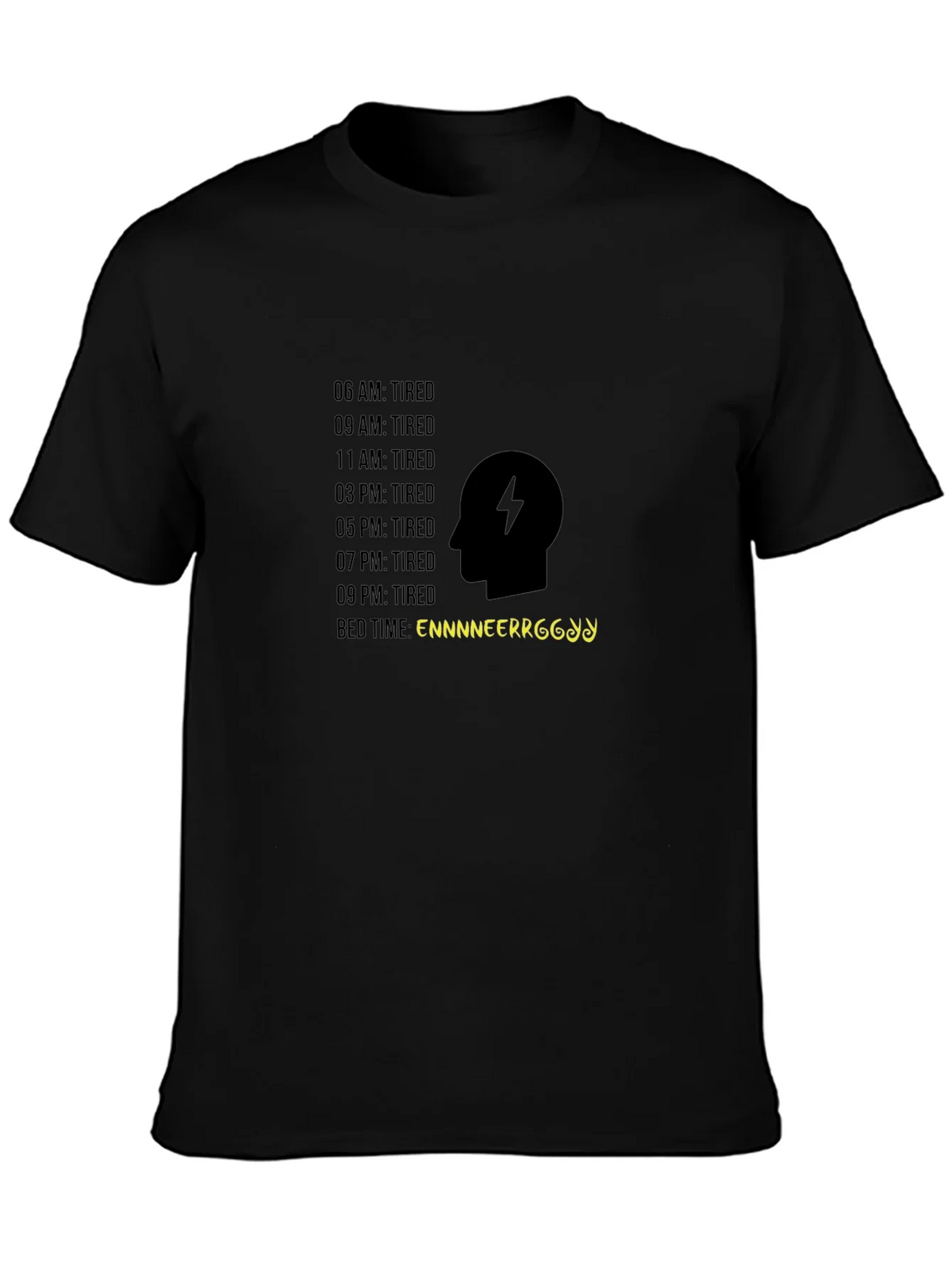 Engineer Tiredness Black T-Shirt product image 3