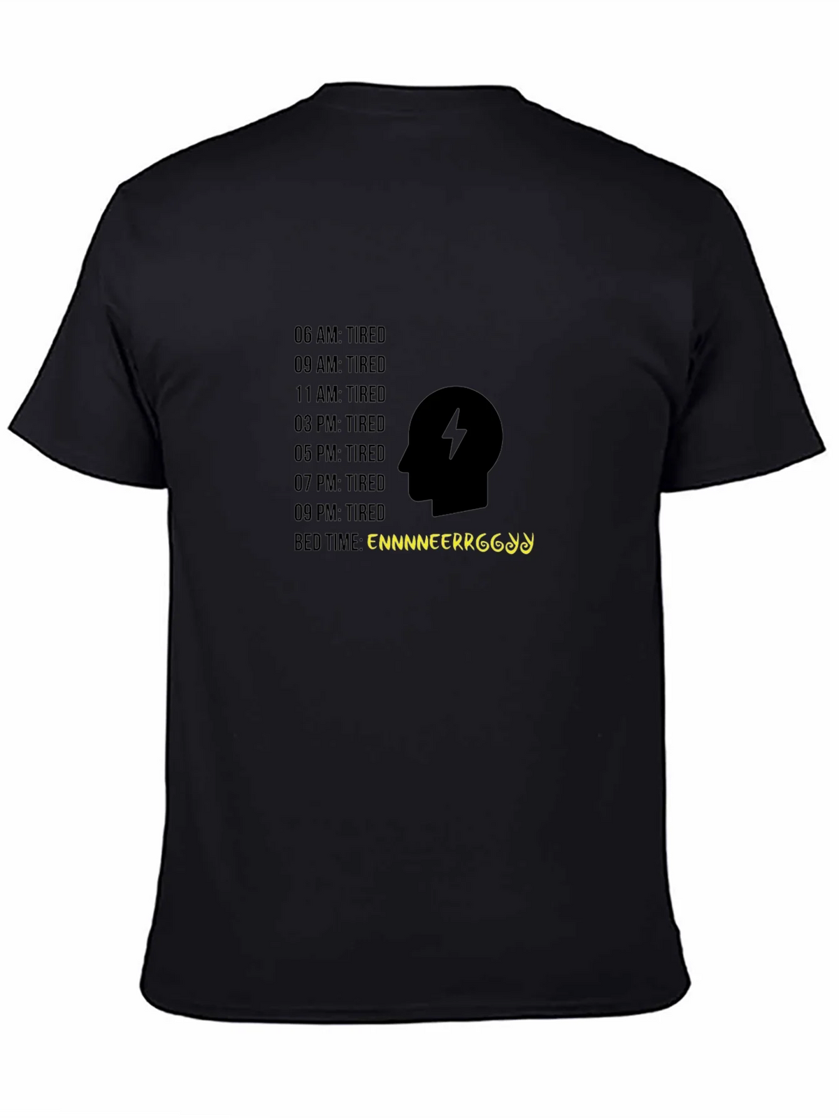 Engineer Tiredness Black T-Shirt product image 4