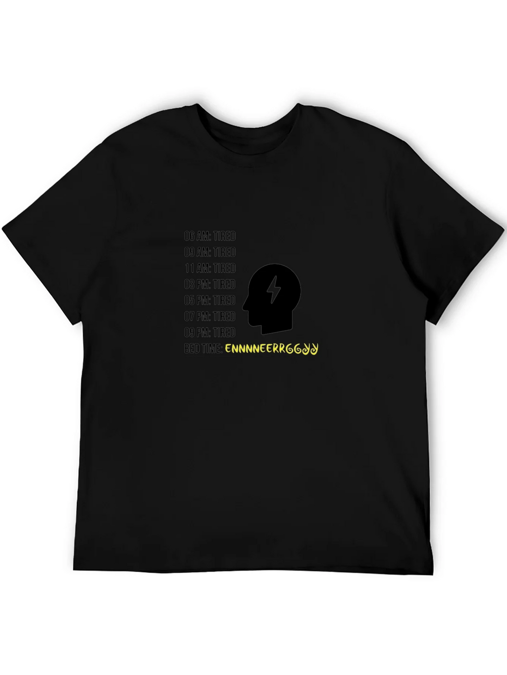 Engineer Tiredness Black T-Shirt product image 5