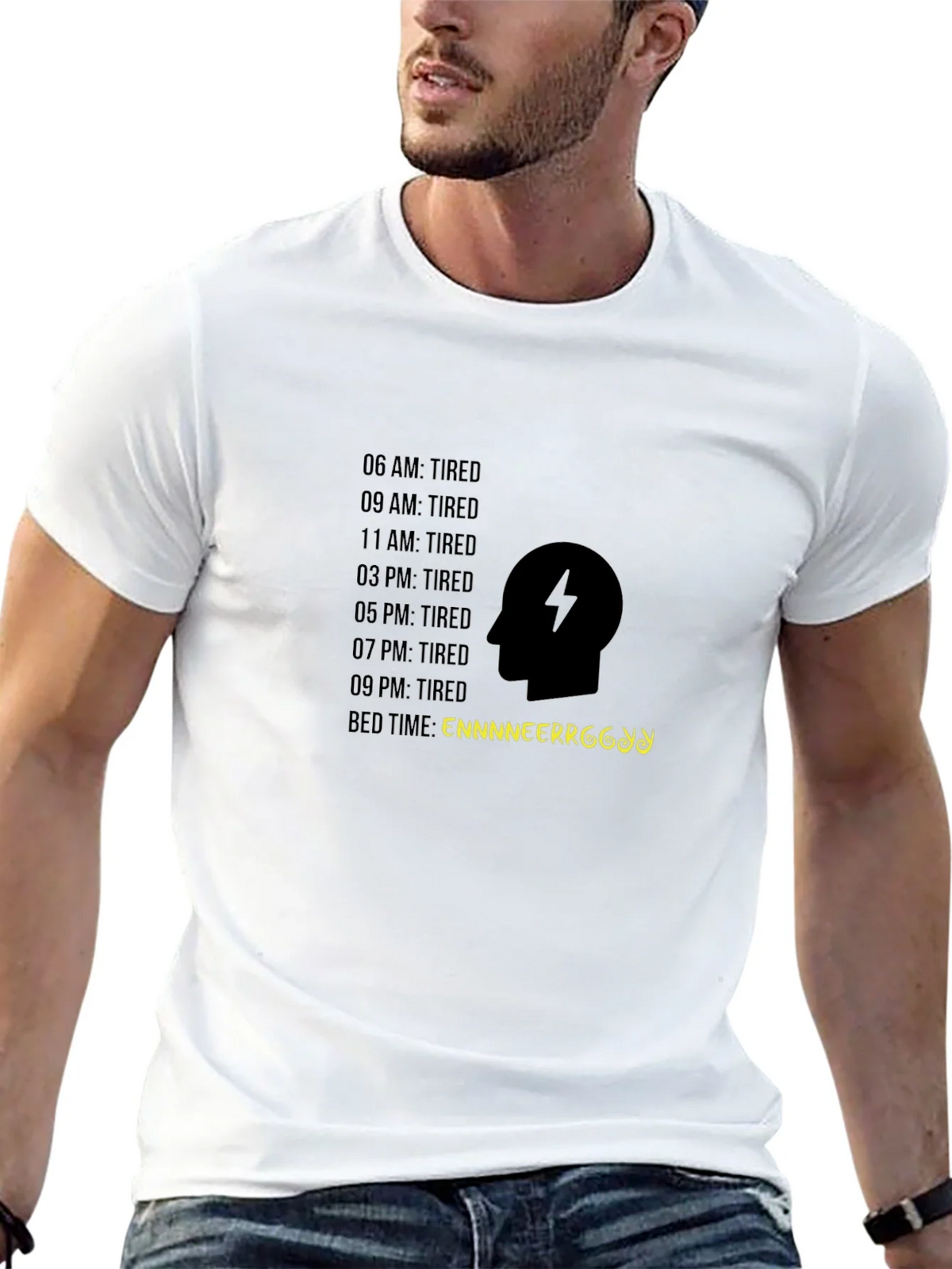 Engineer Tiredness Black T-Shirt product image 12
