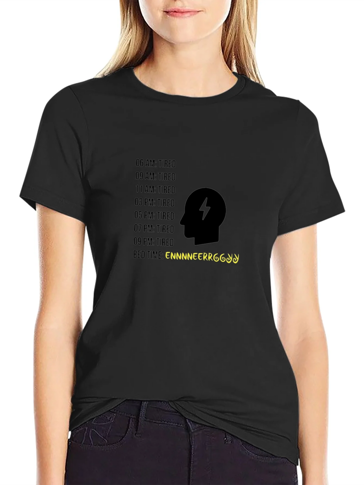 Engineer Tiredness Black T-Shirt product image 2