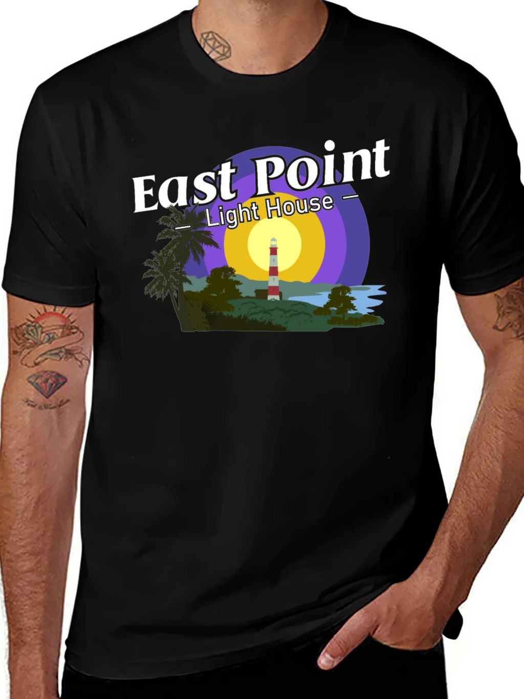 East Point Lighthouse Graphic Tee product image 1