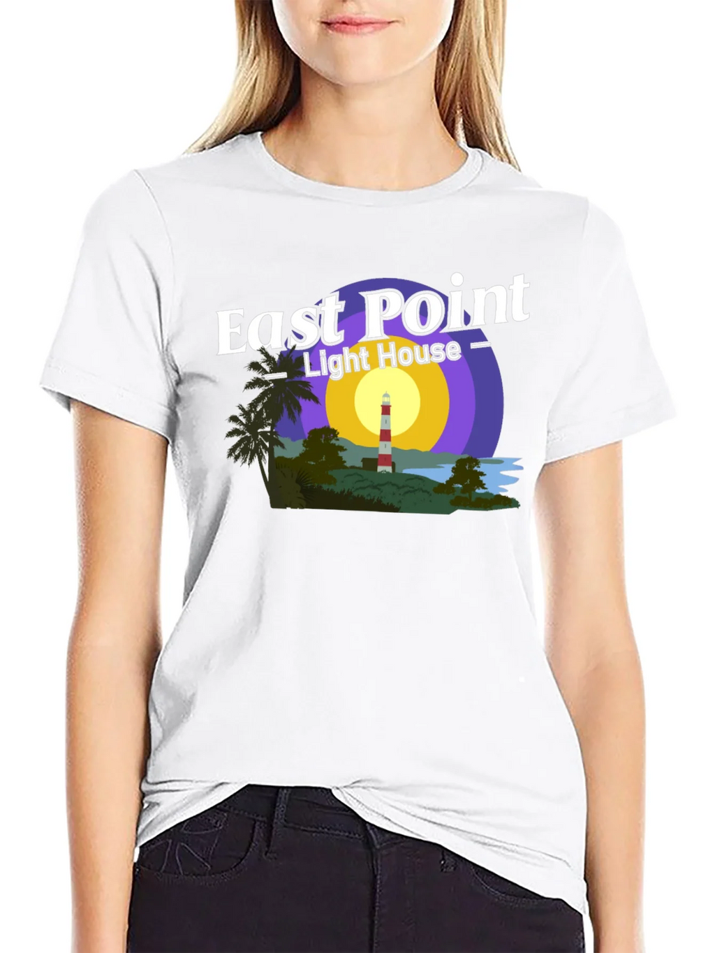 East Point Lighthouse Graphic Tee product image 8