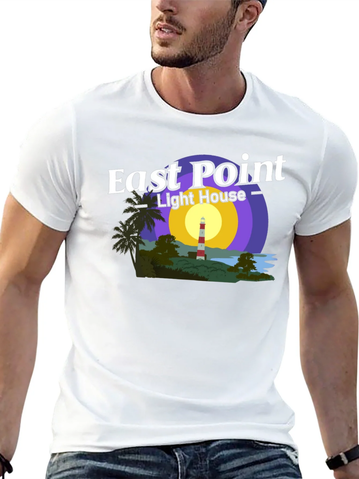 East Point Lighthouse Graphic Tee product image 12