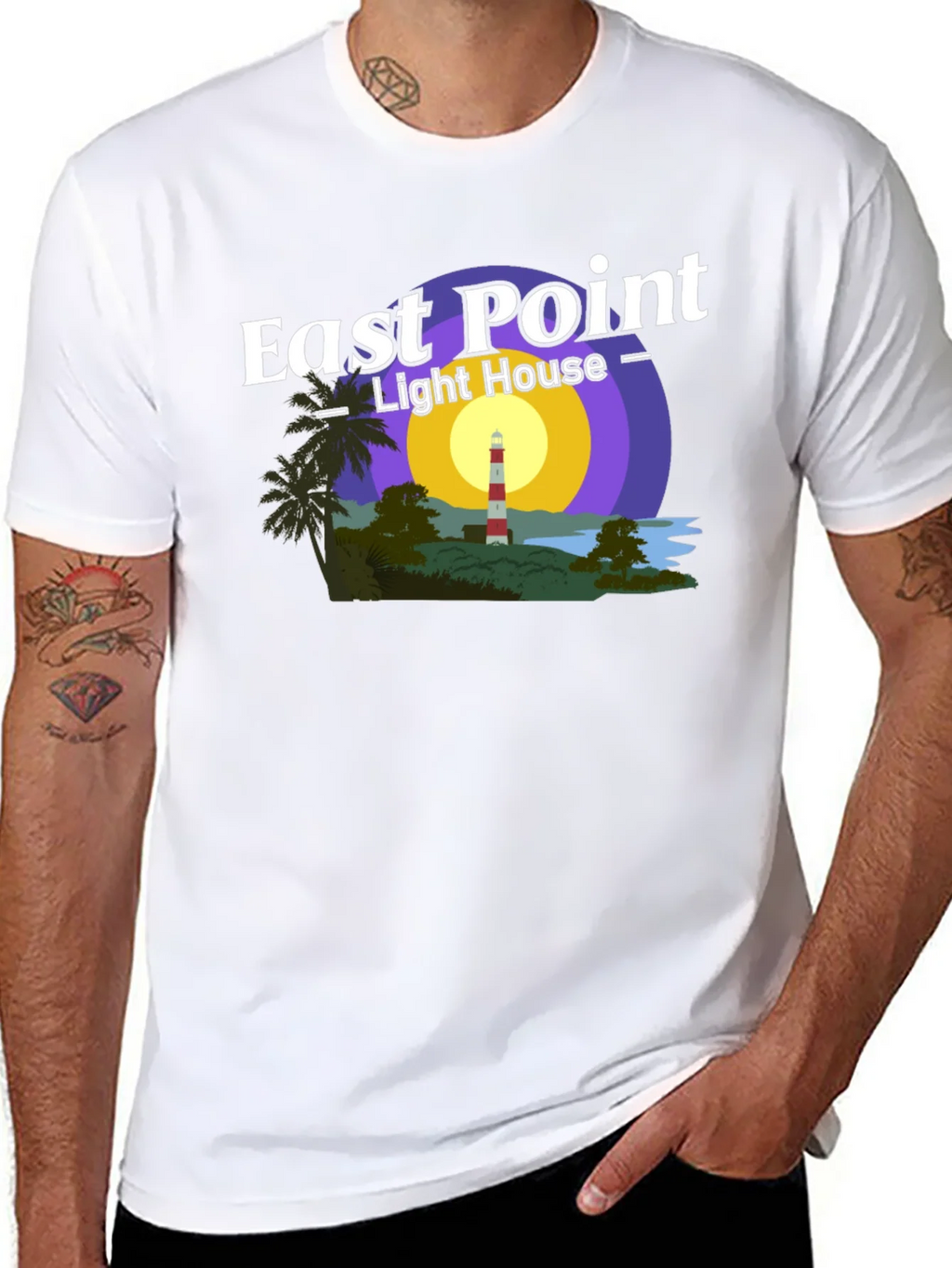 East Point Lighthouse Graphic Tee product image 7
