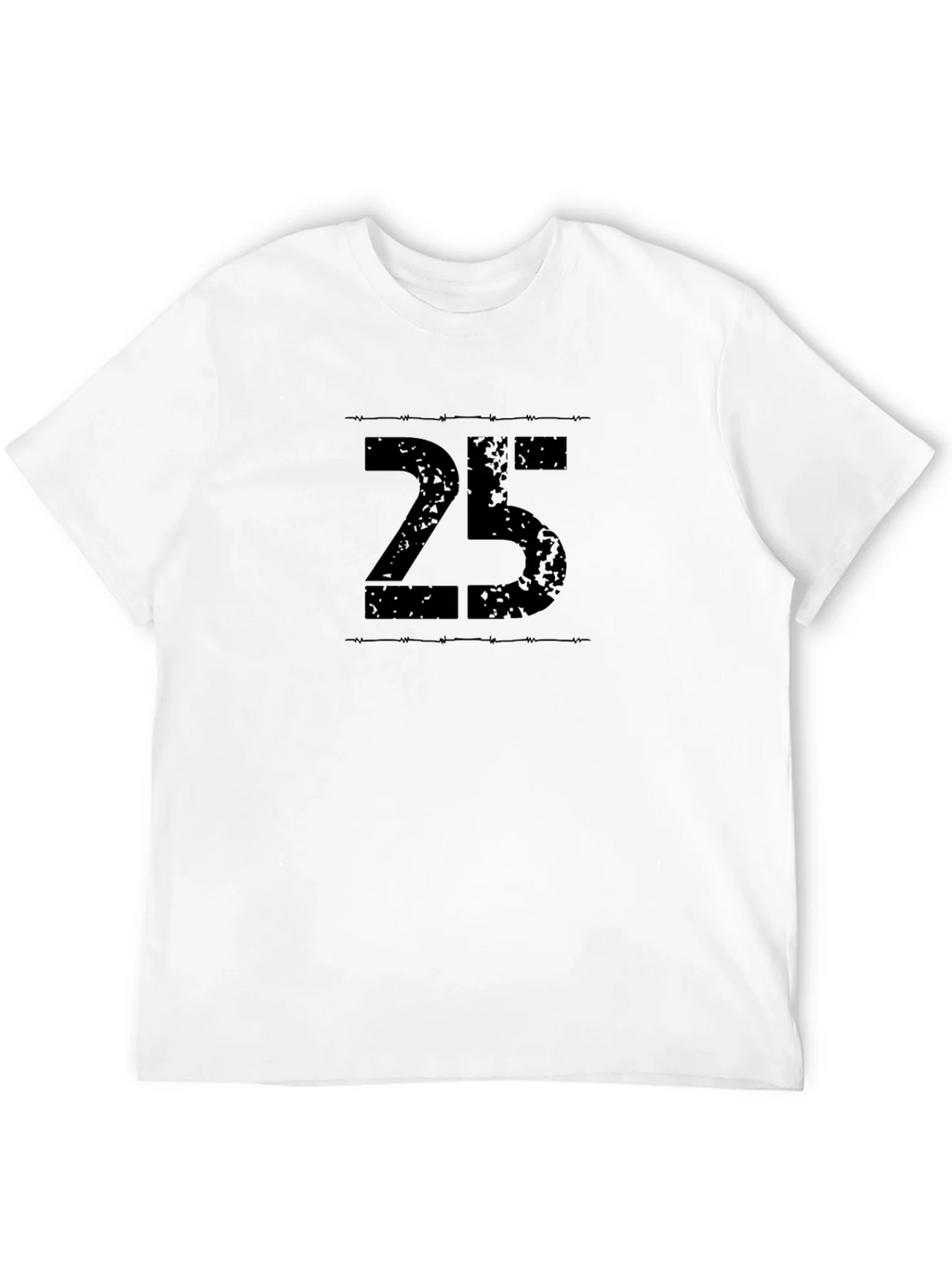 25 Graphic Print Crew Neck T-Shirt - Mens Casual Top product image 8