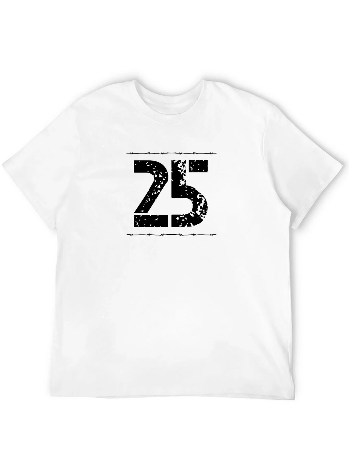 25 Graphic Print Crew Neck T-Shirt - Mens Casual Top product image 8