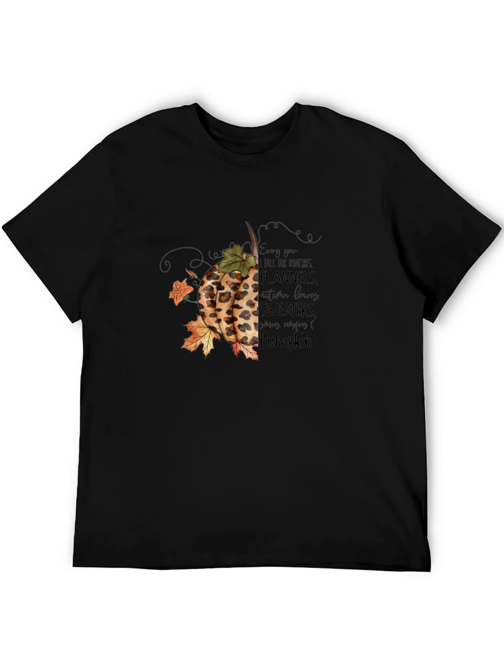 Fall Pumpkin T-Shirt: Bonfires Flannels & Sweaters product image 5