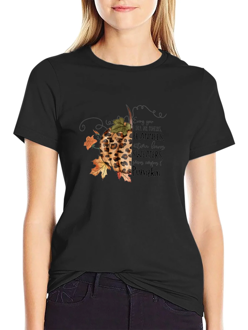 Fall Pumpkin T-Shirt: Bonfires Flannels & Sweaters product image 2