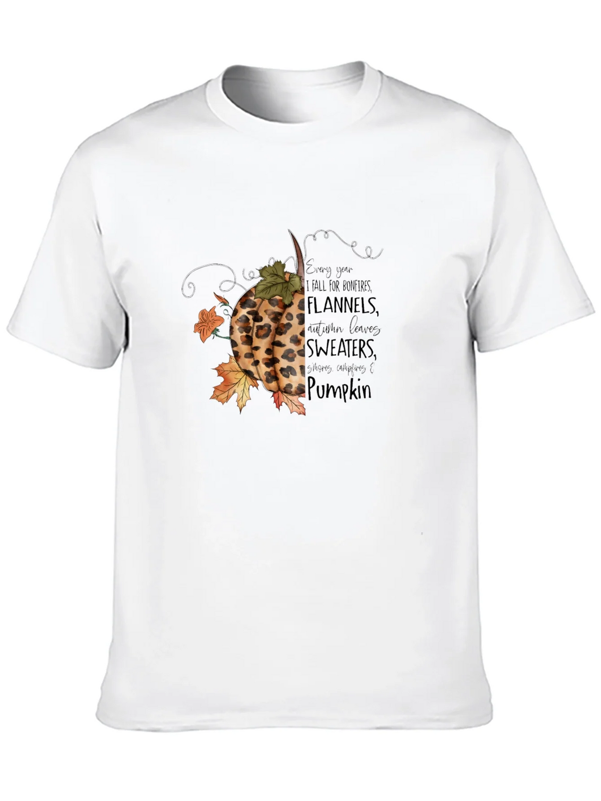 Fall Pumpkin T-Shirt: Bonfires Flannels & Sweaters product image 9