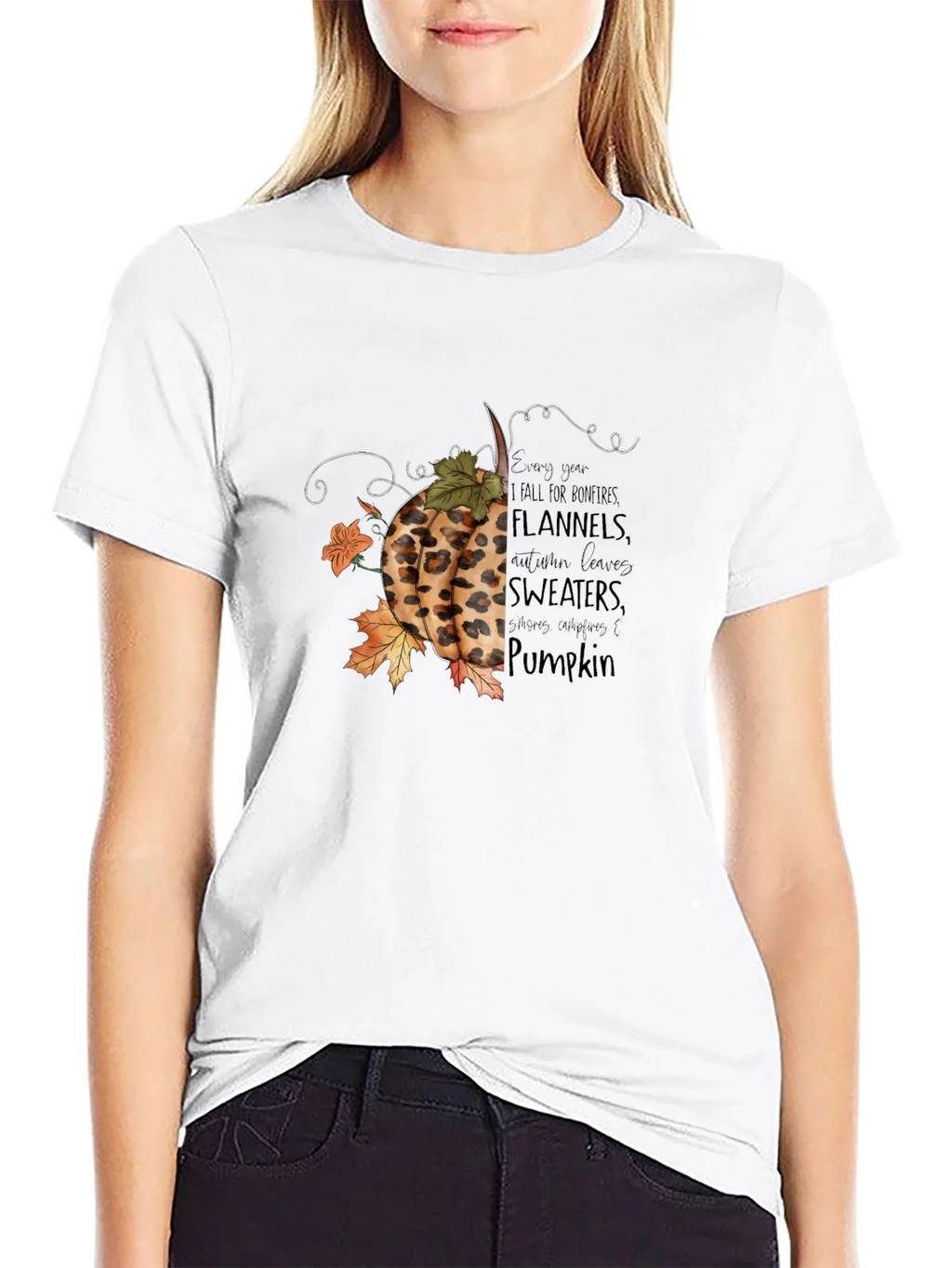 Fall Pumpkin T-Shirt: Bonfires Flannels & Sweaters product image 8