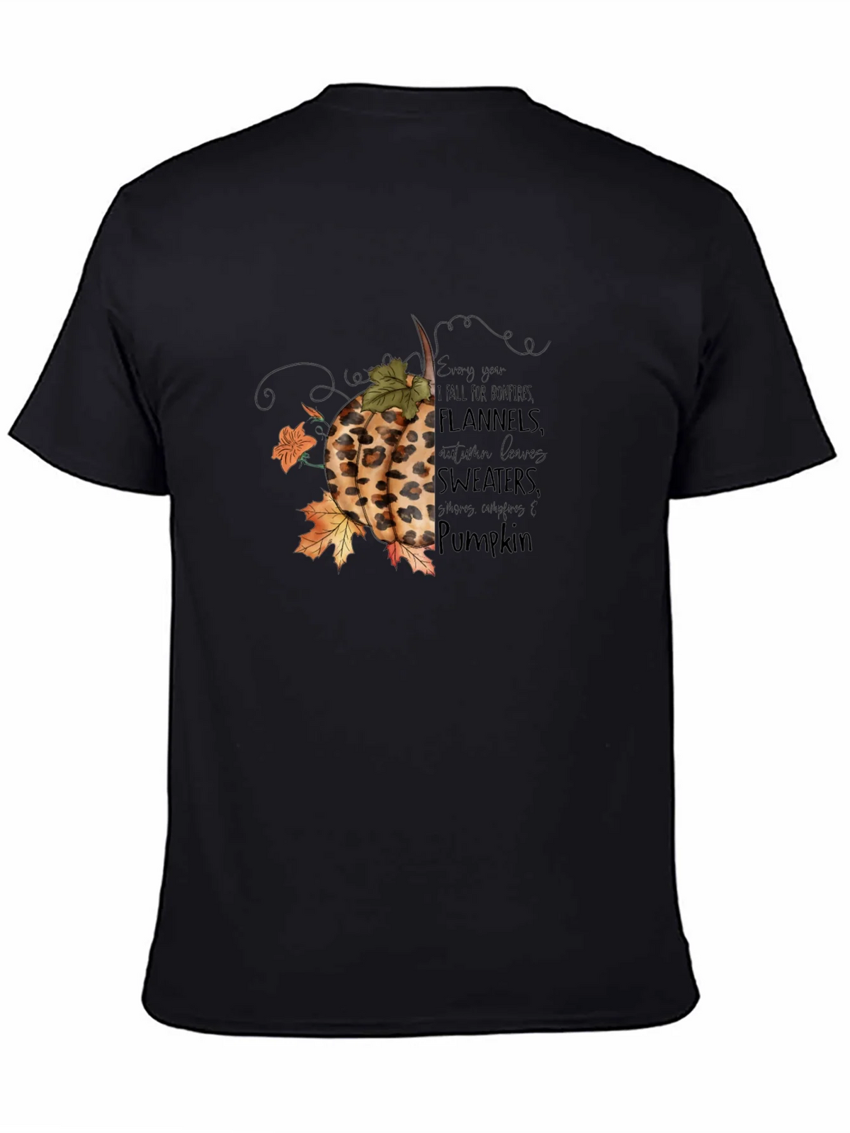 Fall Pumpkin T-Shirt: Bonfires Flannels & Sweaters product image 4