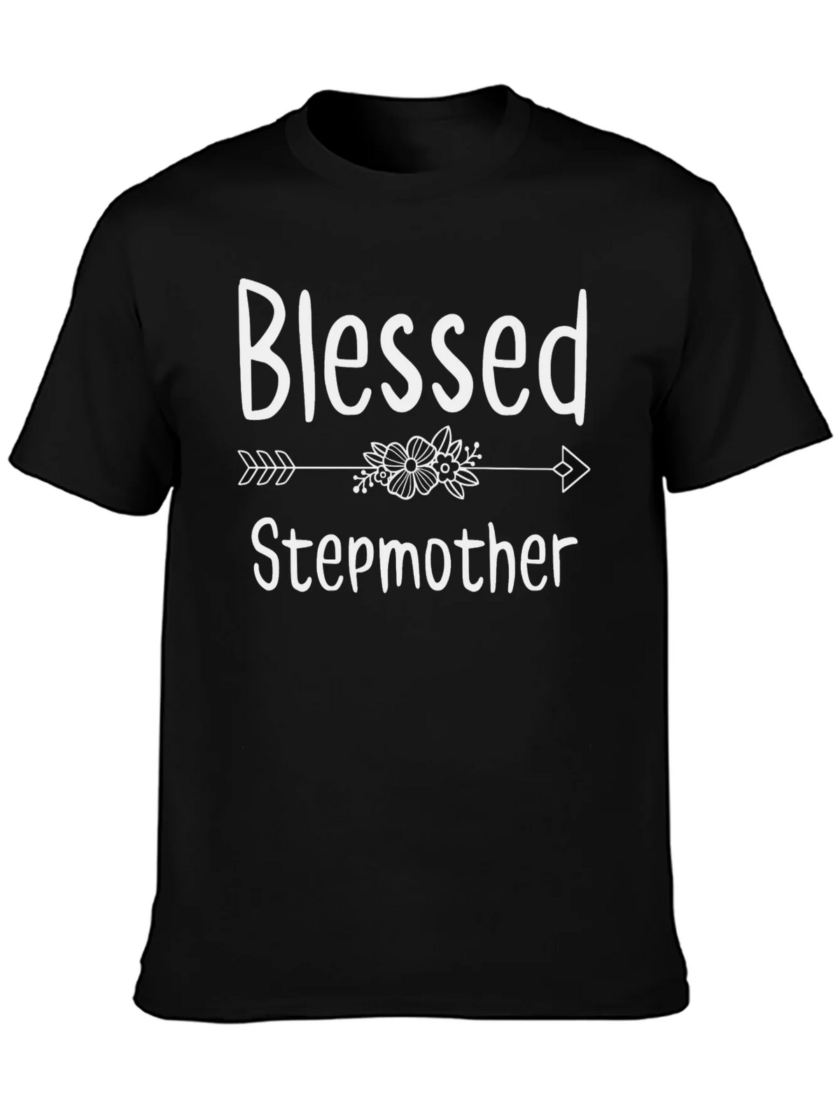 Blessed Stepmother T-Shirt - Cute Floral Arrow Design product image 3