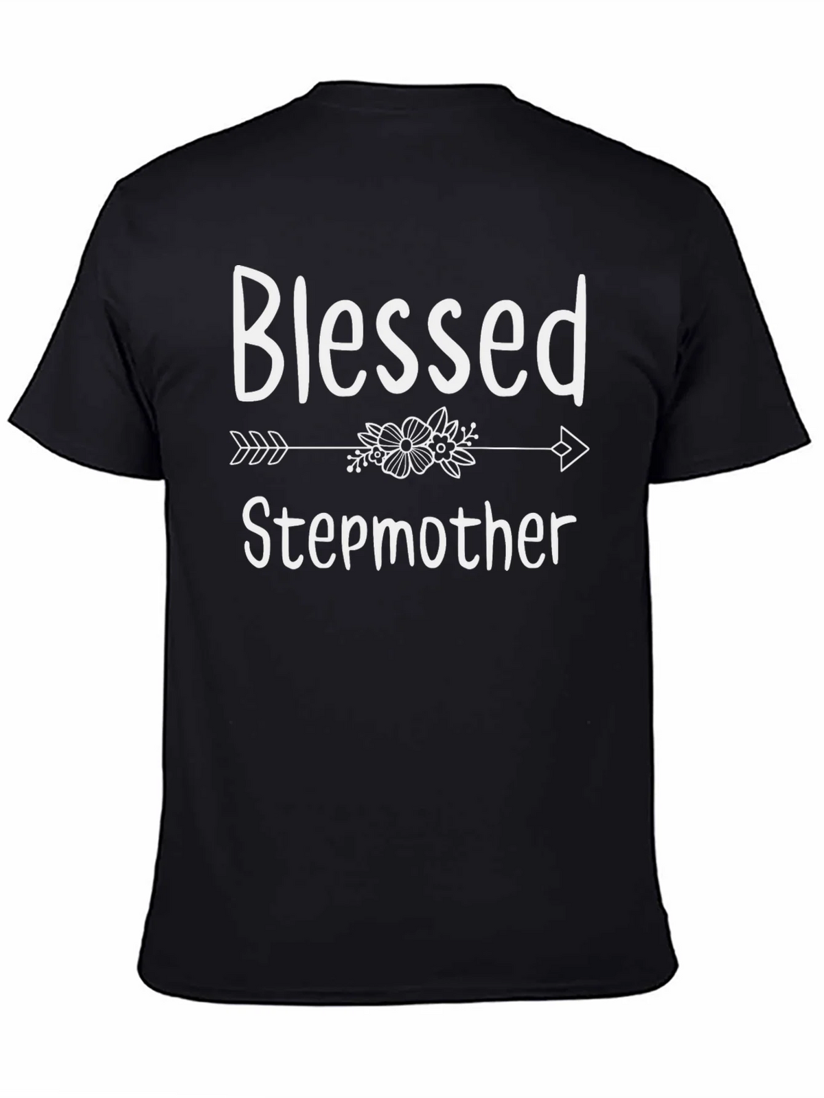 Blessed Stepmother T-Shirt - Cute Floral Arrow Design product image 4