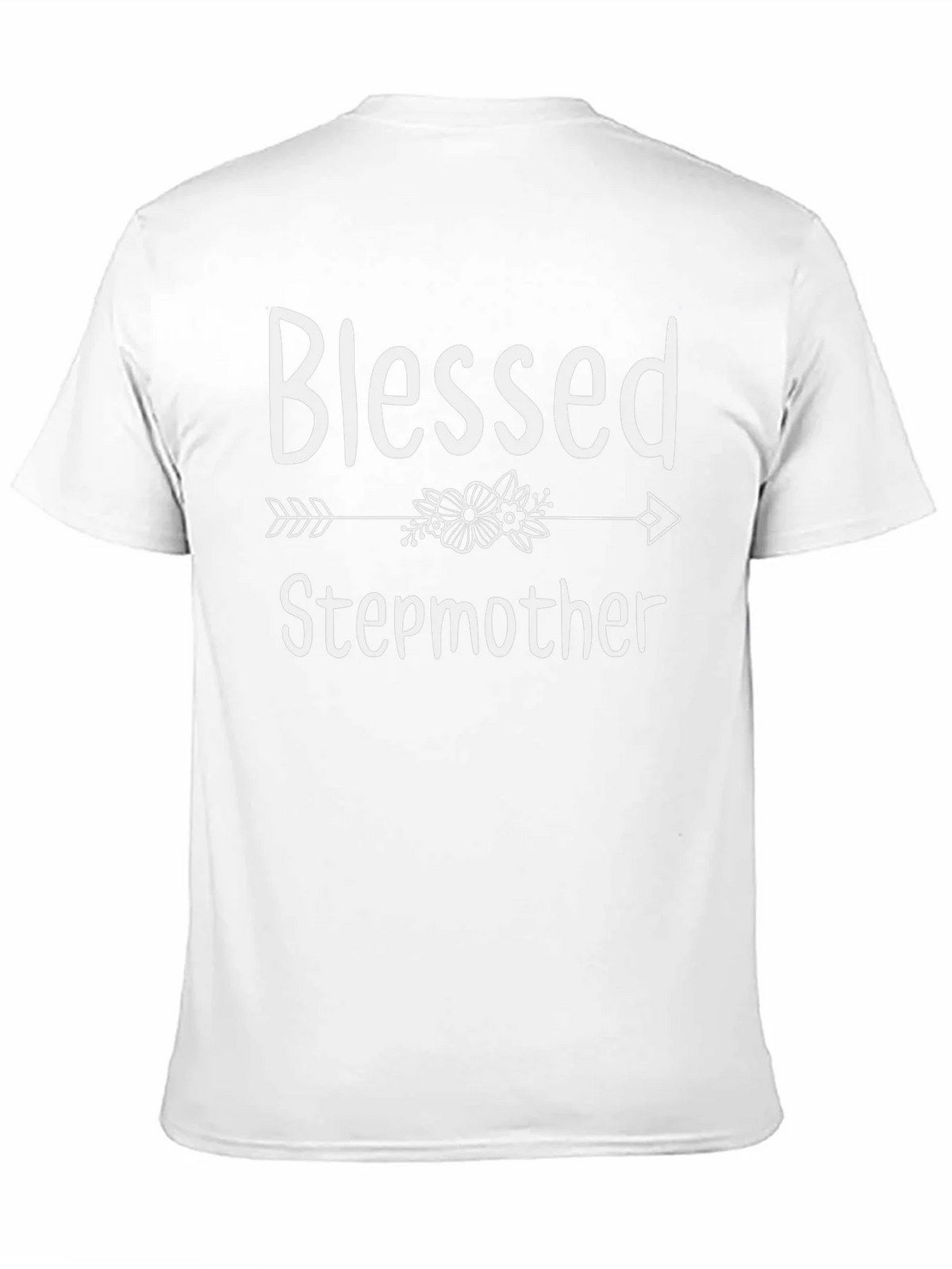 Blessed Stepmother T-Shirt - Cute Floral Arrow Design product image 10