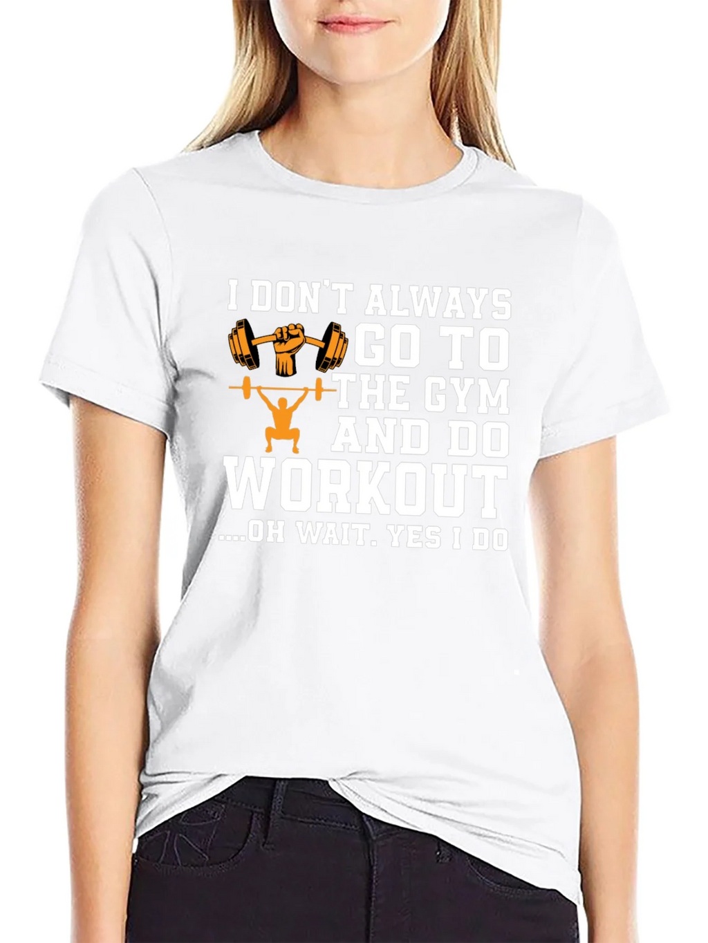 Gym Workout Graphic T-Shirt - Black product image 8