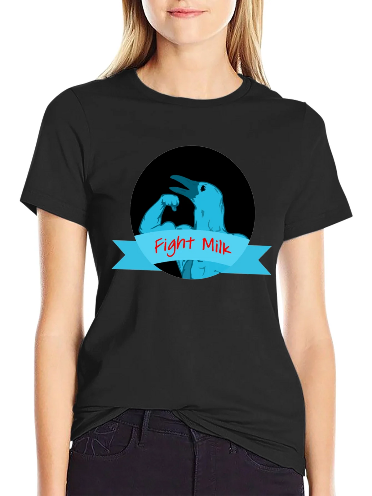 Fight Milk Crow T-Shirt product image 2