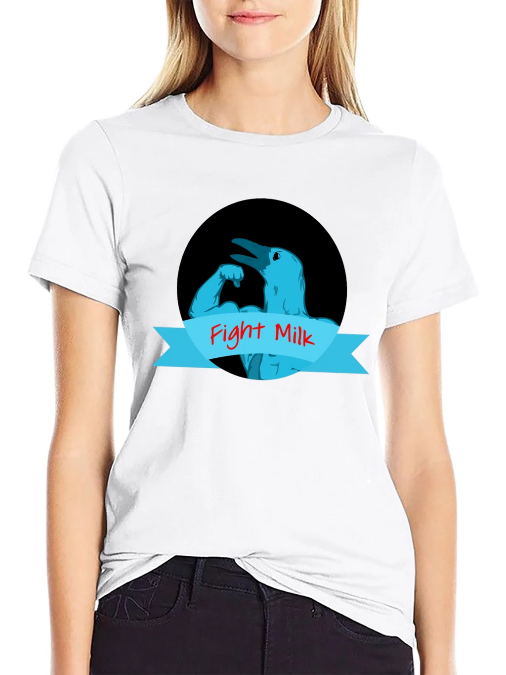 Fight Milk Crow T-Shirt product image 7
