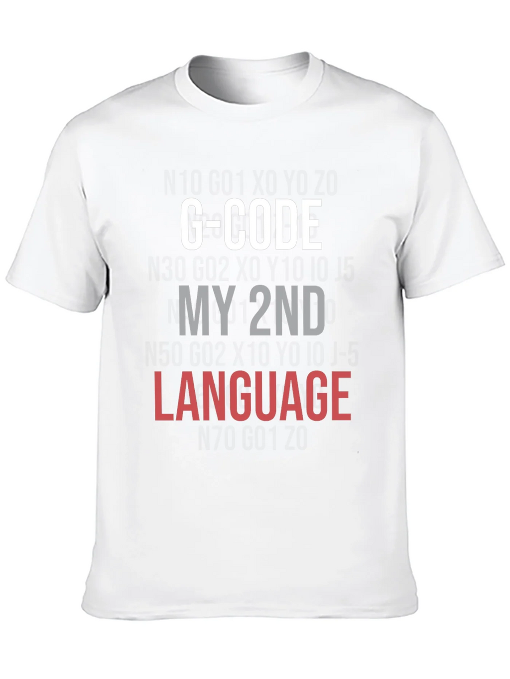 G-Code My 2nd Language Black T-Shirt product image 9